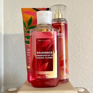 Bath and Body Works "Bahamas Passionfruit and Banana Flower" Set